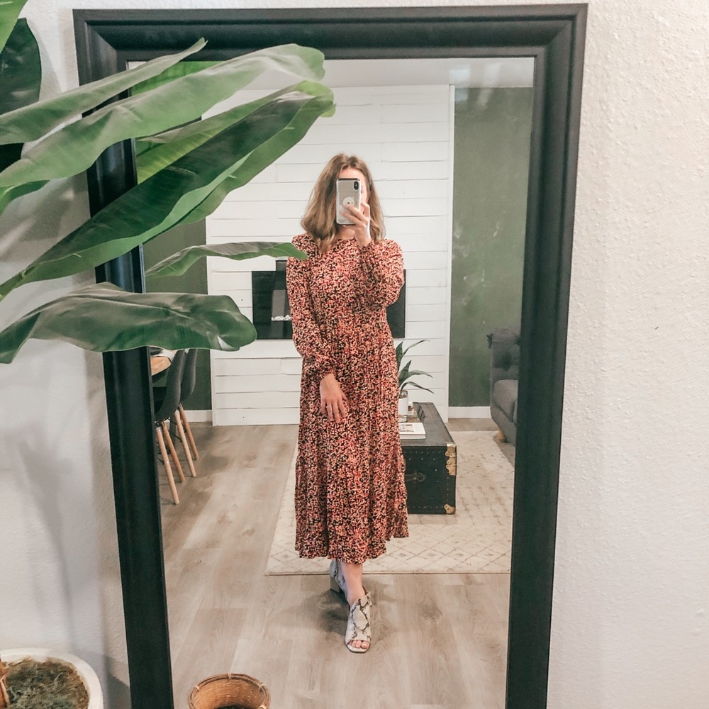 H&M Floral Maxi Sun Dress | Summer Dress
